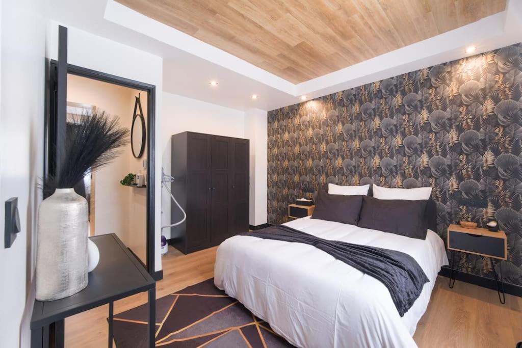 Apartament Le Black & White - 10 Min Orly, 3 Min Gare Juvisy Athis-Mons Zewnętrze zdjęcie